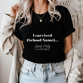 Minimalistiskt Studenten T-Shirt