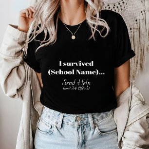 Minimalistiskt Studenten T-Shirt