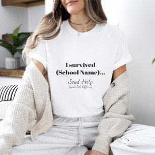 Minimalistiskt Studenten T Shirt