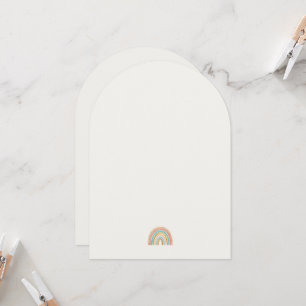 Minimalistiskt styrgefargkort Modern stil Inbjudningar