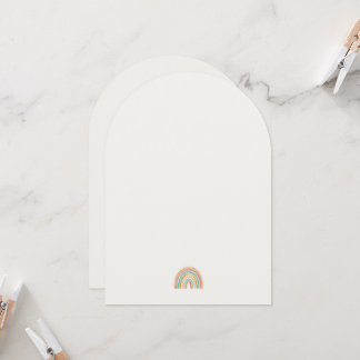 Minimalistiskt styrgefargkort | Modern stil Inbjudningar