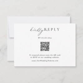 Minimalistiskt svar på Online av QR-Bröllop OSA