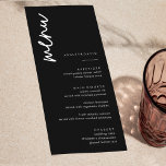 Minimalistiskt svart Bröllop-menykort| Modern meny<br><div class="desc">Minimalistiskt Bröllop-menykort | Modern Menu,  Bröllop Middag Menu,  Rustic Låt oss Eat Bröllop Middag och Drinks Menu,  Enkelt calligraphy Rustic Bröllop Menus Bröllop Menus,  Rustic Bröllop Menu,  Bröllop Bord Menu</div>