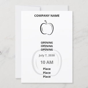 Minimalistiskt svart konsthantverk inbjudningar