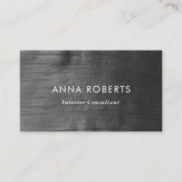 Minimalistiskt svart målat affärskort visitkort