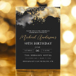 Minimalistiskt svart och Guld-skript 30års födelse Inbjudningar<br><div class="desc">Firar att du vrider 30 i stil med en minimalistisk skript, svart och Guld födelsedagsinbjudan! Den här inbjudan innehåller eleganta svarta och guld-accenter, elegant-manustypografi och en ren, modern design, och anger tonen för ett sofistikerat firande. Perfekt för vilken plats som helst, från chic till intima sammankomster, kombinerar tidlös elegans med...</div>