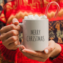 Minimalistiskt svart och vitt God jul