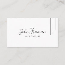 Minimalistiskt svart skript - anteckningsbok för A