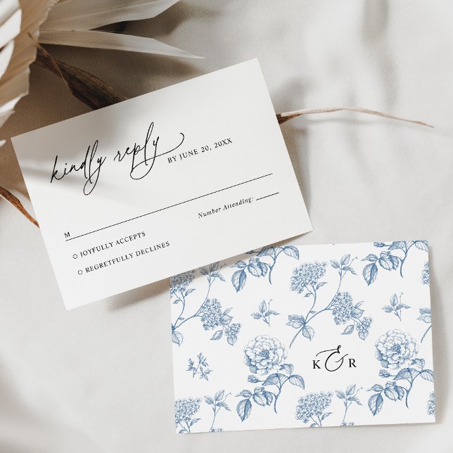 Minimalistiskt svartvitt-Bröllop OSA Kort (Skapare uppladdad)