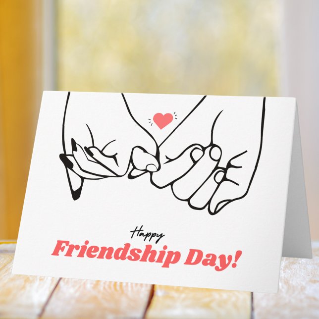 Minimalistiskt svartvitt och rött konsthjälp kort (Skapare uppladdad)