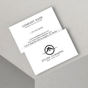 Minimalistiskt svartvitt och vitt äkta Gods Agent Tidsbeställning Kort