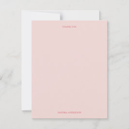 Minimalistiskt tack-kort anteckningskort