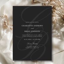 Minimalistiskt teckensnittsmonogram | Elegant bröl