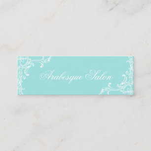 Minimalistiskt Telefonkort av Eleganten Aqua Blue