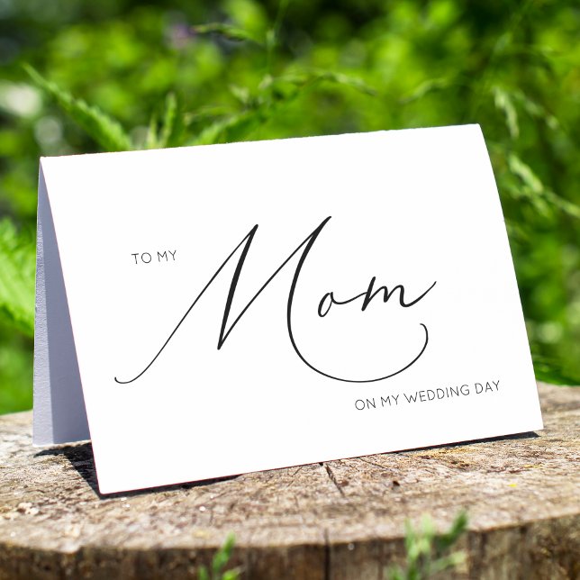 Minimalistiskt till mitt Bröllopsdag i Mamma Kort (Skapare uppladdad)