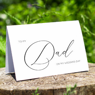 Minimalistiskt till mitt Bröllopsdag i Pappa Kort