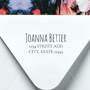 Minimalistiskt Trendig för modern Returadress Självfärgande Stämpel