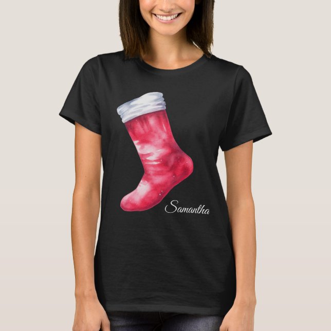 Minimalistiskt Trendig under jul T Shirt (Framsida)