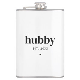 Minimalistiskt typografi Make Hubby Bröllop Datum Fickplunta