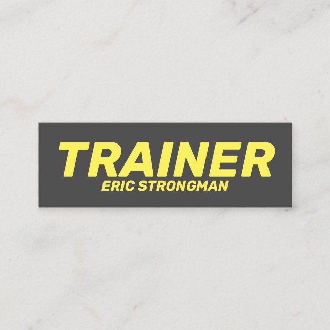 Minimalistiskt utspel i stil mini visitkort (Framsida)