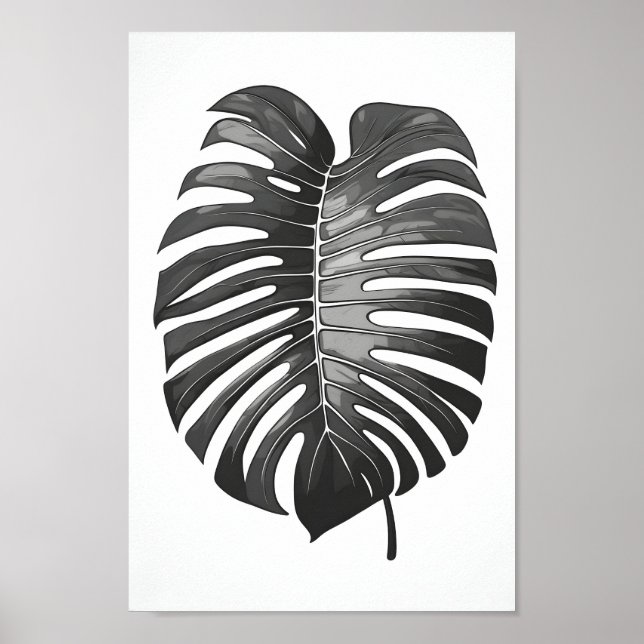 Minimalistiskt, vackert monokromt albo poster (Framsidan)