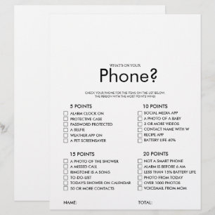 Minimalistiskt vad som finns på din Mobila Möhippa