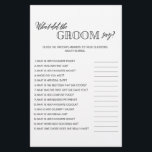 Minimalistiskt vad som hände med brudgummen sa att flygblad<br><div class="desc">Njut av möhippan med de här enkla och söta spelen. Kolla in vår samling för fler möhippor i samma stil. Observera att dessa spel inte går att redigera.</div>