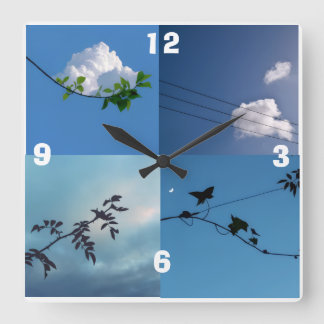 Minimalistiskt väggklocka