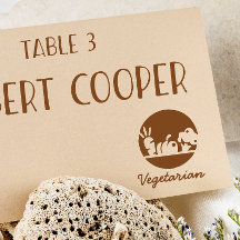 Minimalistiskt val av vegetabiliskt Bröllop-gästmå