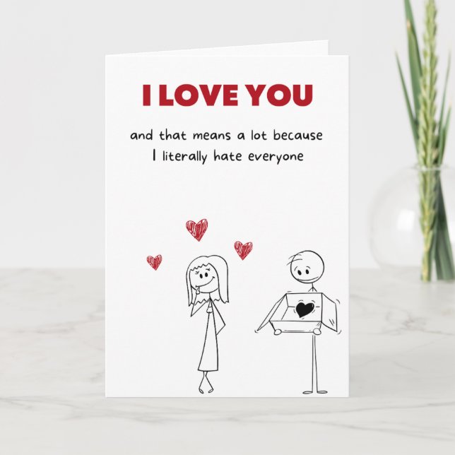Minimalistiskt Valentines day-kort för punktdiagra Helgkort (Framsida)