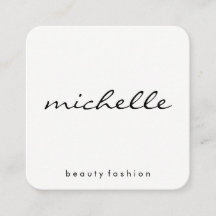 Minimalistiskt vanligt vitt med kursiv text