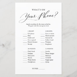 Minimalistiskt vete på ditt Mobila babyspel