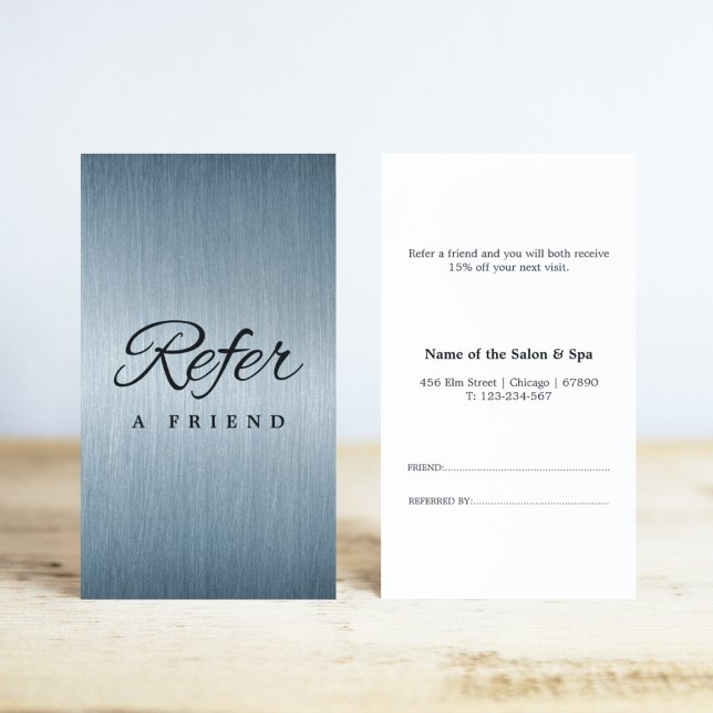Minimalistiskt visitkort (Minimalist Business Referral Card)