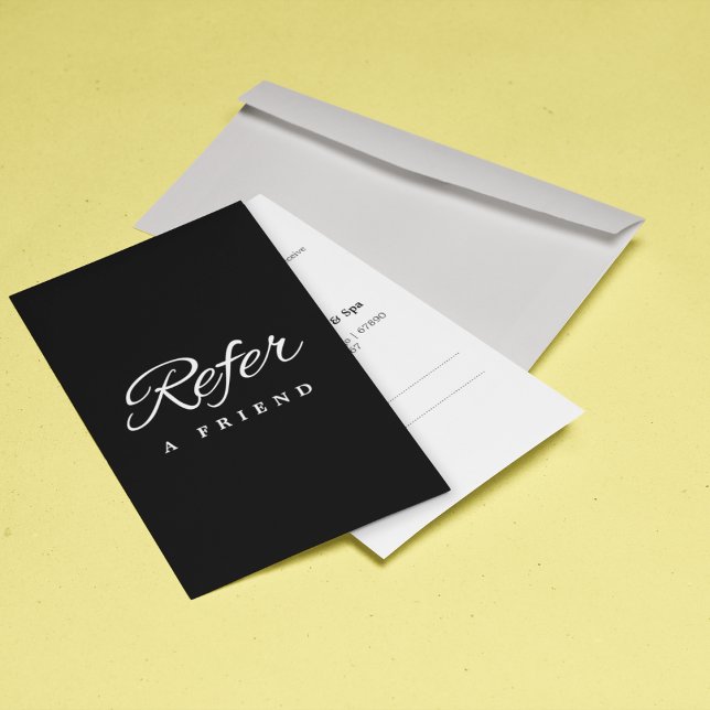 Minimalistiskt visitkort (Minimalist Business Referral Card)
