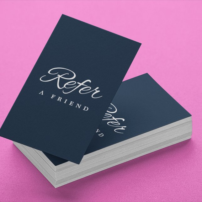 Minimalistiskt visitkort (Minimalist Business Referral Card
)