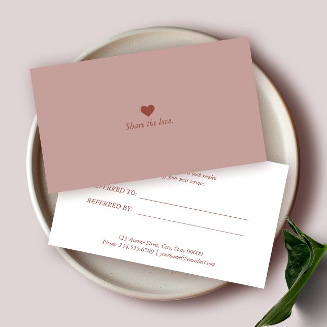 Minimalistiskt visitkort (Skapare uppladdad)