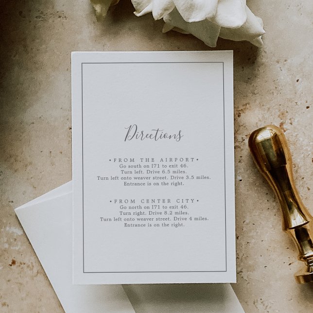 Minimalistiskt visitkort för Silver-orientering Tilläggskort (Skapare uppladdad)
