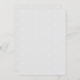 Minimalistiskt vitt snöflingor, lätt grått bakgrun inbjudningar