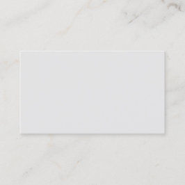 Minimalistiskt vitt visitkort | Lyxigt varumärke