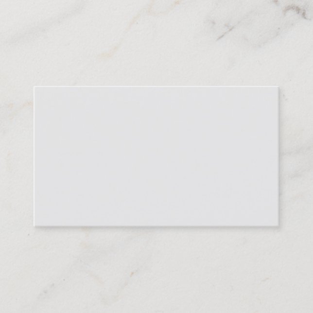 Minimalistiskt vitt visitkort | Lyxigt varumärke (Framsida)