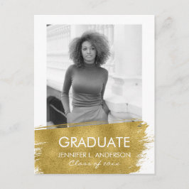 Minimalistiskt vykort för fotoannonsering i Studen