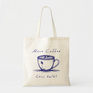 Minimalistkaffeväska för kaffefanatiker tygkasse