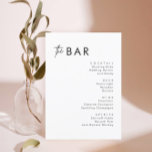 Minimalistkort 5 x 7 Bröllop Drinks Pub Menu-kort Meny<br><div class="desc">5 x 7 menu-kort för Bröllop-meny,  minimalistisk meny för svarta Bröllop-drycker,  Pub-meny,  minimalistisk Modern Bröllop Pub-menu-signal,  Drunk in Kärlek,  Alcohol Bröllop Drink Menu (meny för spritdrycker)</div>