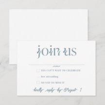 Minimalistkort för Bröllop OSA