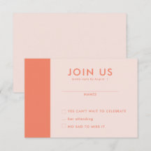 Minimalistkort för Bröllop OSA