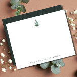 Minimalistkort för Winter Gräs Träd Anteckningskort<br><div class="desc">Skicka en vinter-sedel till dina vänner och din familj - för att säga hej, för att gratulera dem eller bara för att ge dem en uppdatering om dig och din familj - till detta festifikkort. Utformningen har en vinter med vattenfärg gräs träd överst på kortet. Anteckningskortet kan vara personlig om...</div>