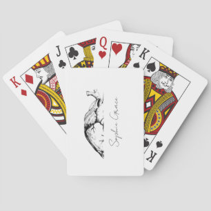 Minimalistkort - Modern, ren design Casinokort