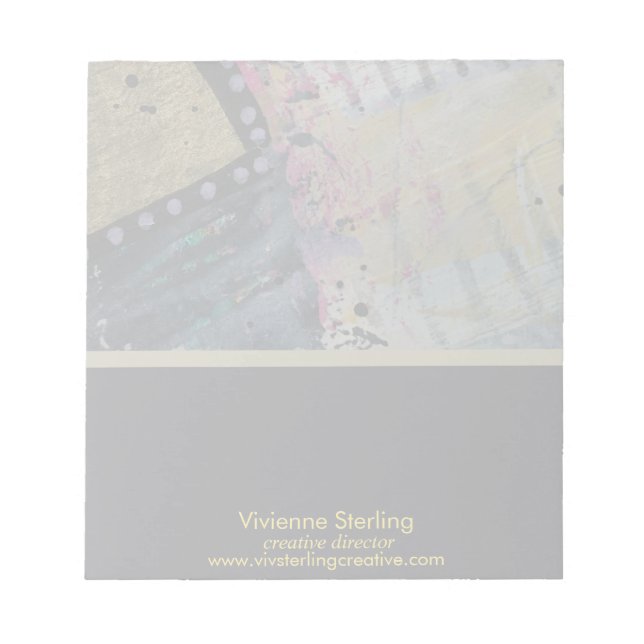 Minimalistmedia med blandad Professionell i modern Anteckningsblock (Framsida)