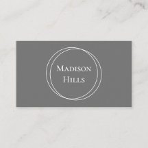 Minimalistmoderna cirklar Ram Grått