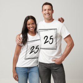 Minimalistnummer 25 t shirt